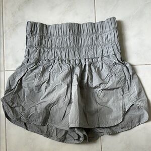 FP Movement Pale Gray “The Way Home” Shorts